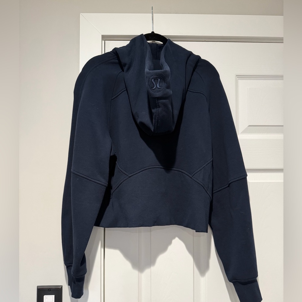 Auth. ✅ NWOT Lululemon Full Zip Scuba in “True Navy/Gold” Size M/L💙 - Picture 7 of 10